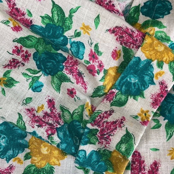 Vintage 70s open floral blazer - Picture 10 of 10